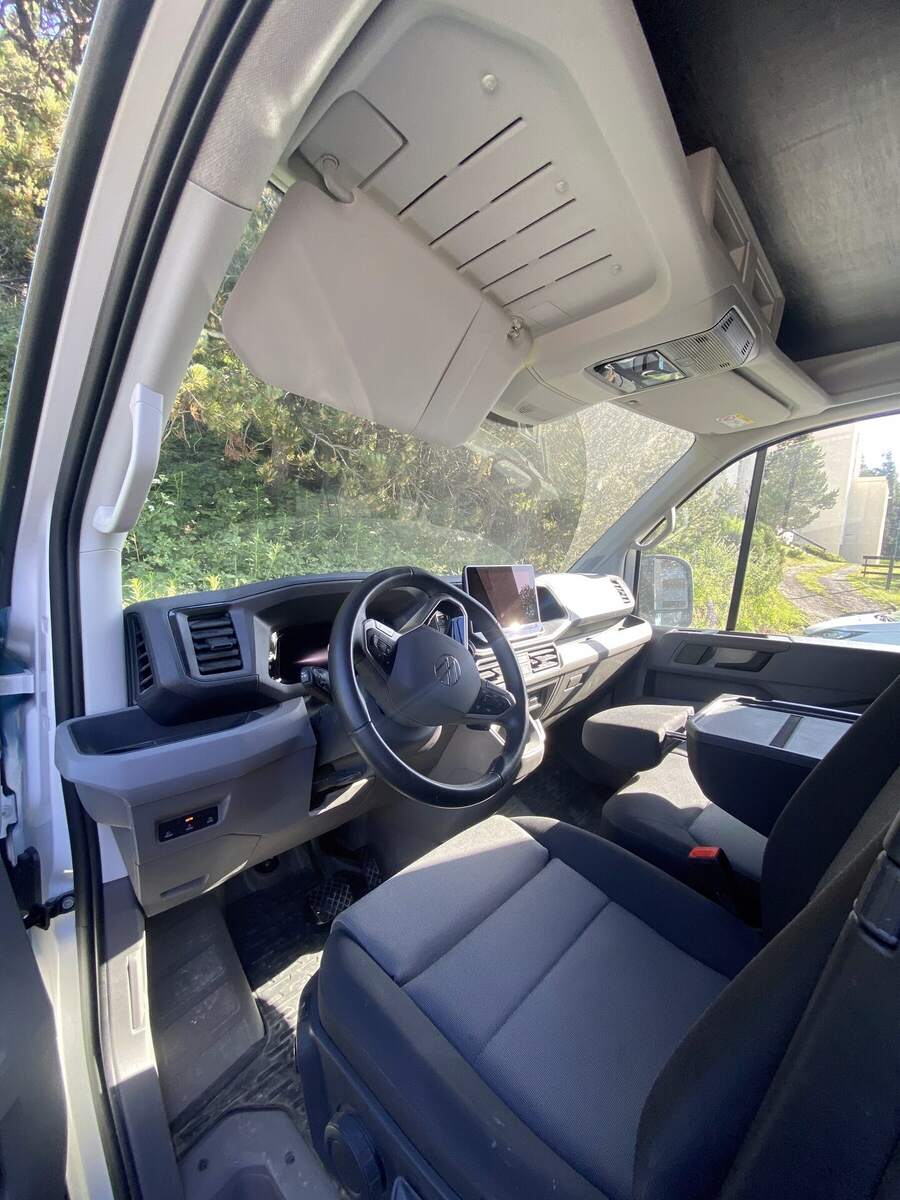 Intérieur cab côté conducteur, vue grand angle