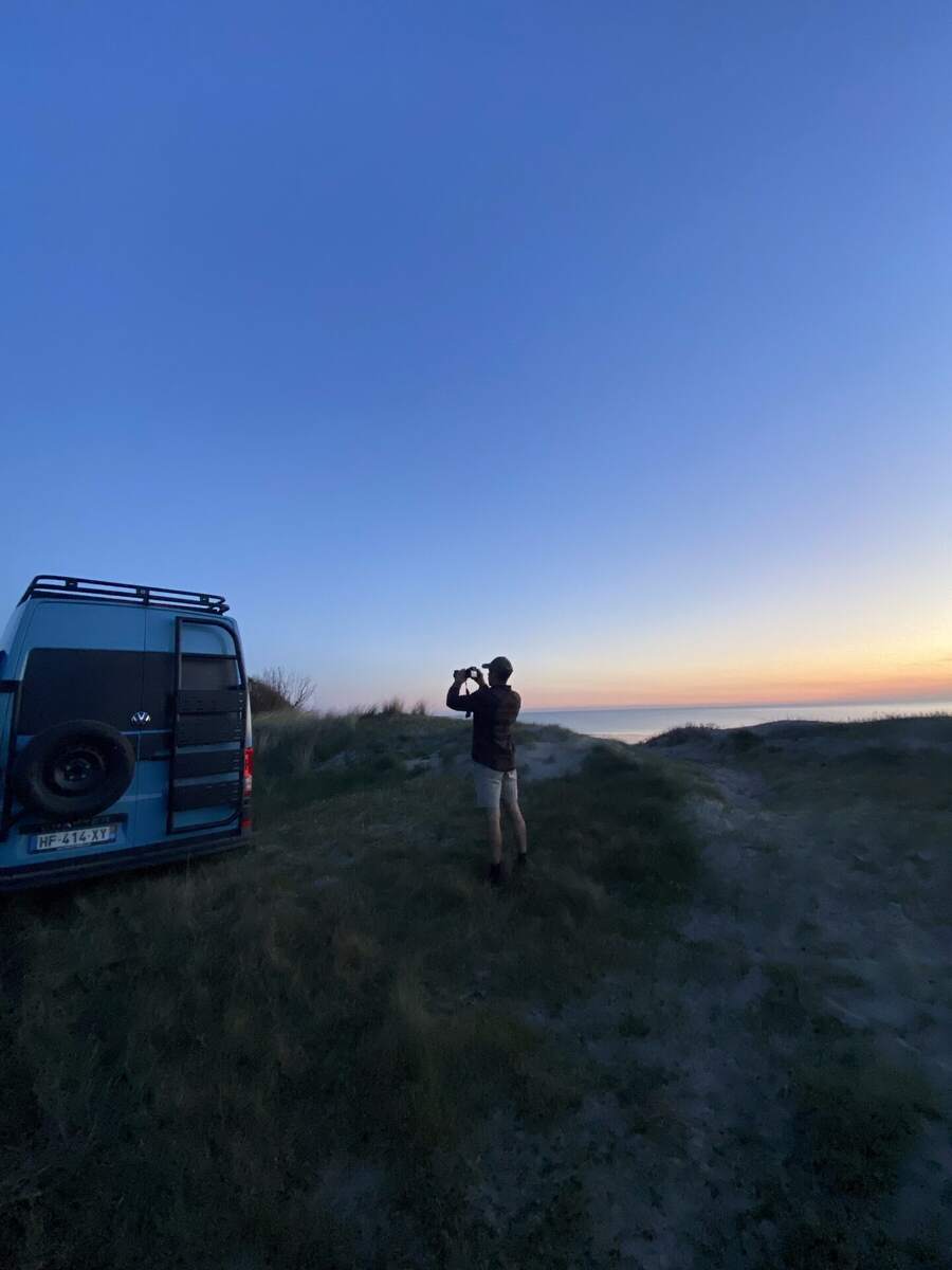 Coucher de soleil Normandie